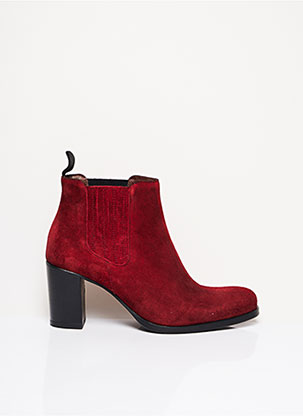 Bottines/Boots rouge MURATTI pour femme