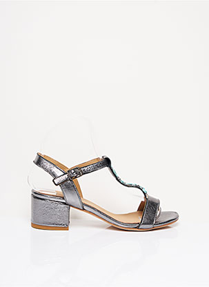 Sandales/Nu pieds gris FIORINA pour femme