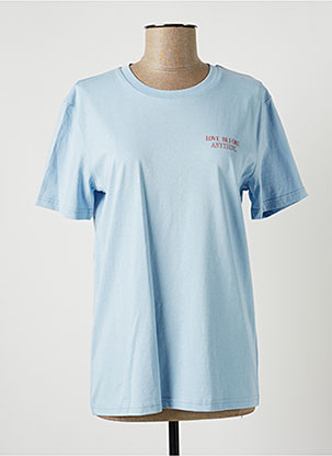 T-shirt bleu BIZANCE pour femme