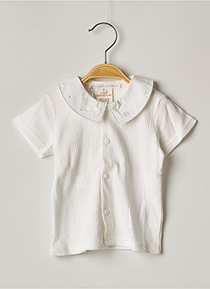 T-shirt blanc LES BEBES DE FLORIANE pour fille