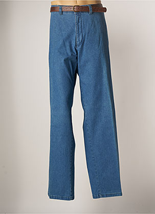 Jeans coupe droite bleu MODEXAL pour homme