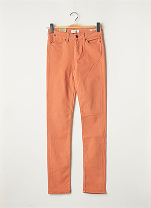 Jeans coupe slim orange LEE COOPER pour femme