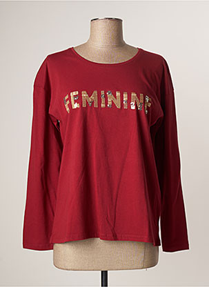 T-shirt rouge LE PETIT BAIGNEUR pour femme