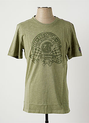 T-shirt vert DELAHAYE pour homme