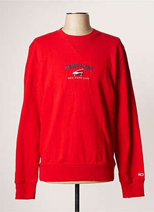 Sweat-shirt rouge TOMMY HILFIGER pour homme