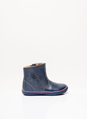 Bottines/Boots bleu NOËL pour fille