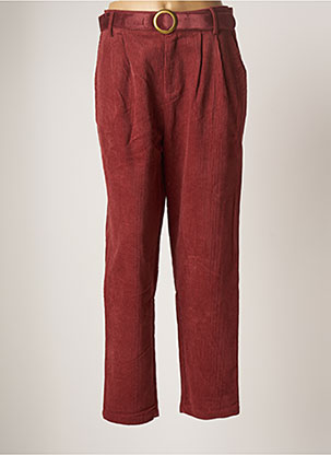 Pantalon droit rouge MOLLY BRACKEN pour femme