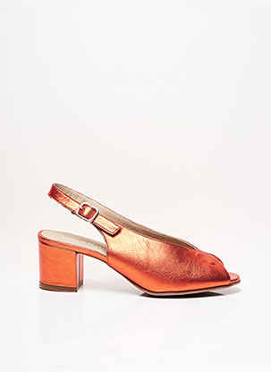 Sandales/Nu pieds orange DORKING pour femme