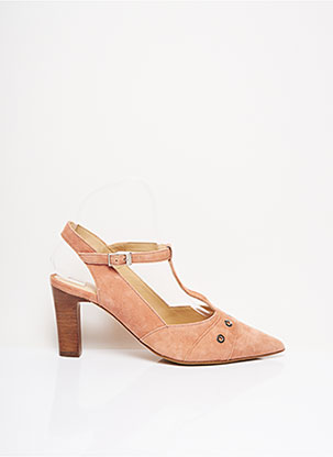 Sandales/Nu pieds rose FRANCE MODE pour femme