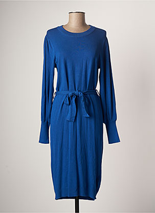 Robe pull bleu KAFFE pour femme