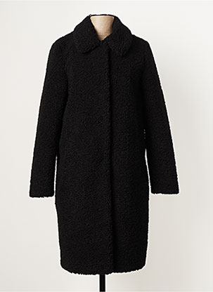 Manteau long noir LE TEMPS DES CERISES pour femme