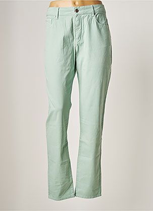 C A Pantalons Droits Femme De Couleur Vert 1896514-vert00 - Modz
