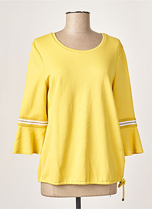 T-shirt jaune BETTY BARCLAY pour femme