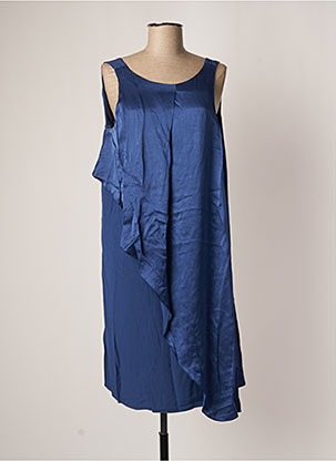 Robe mi-longue bleu SISLEY pour femme