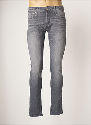 Jeans skinny gris JACK & JONES pour homme