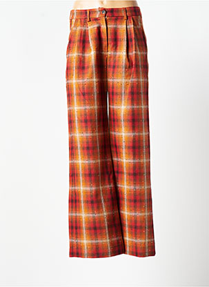 Pantalon large orange DIEGA pour femme