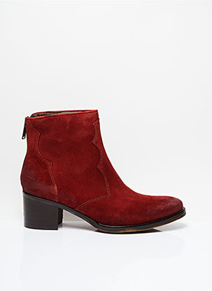 Bottines/Boots rouge MINKA DESIGN pour femme
