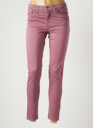 Pantalon slim violet LCDN pour femme