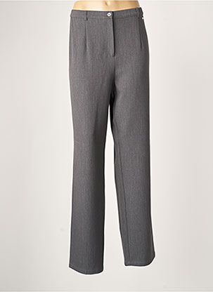 Pantalon droit gris LEWINGER pour femme