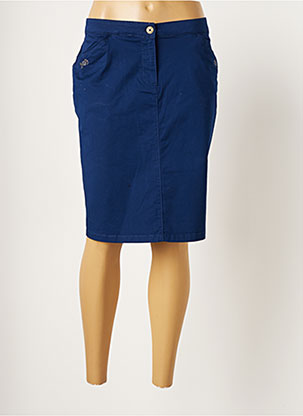 Jupe courte bleu THALASSA pour femme