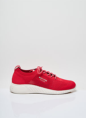 Baskets rouge MUSTANG pour femme