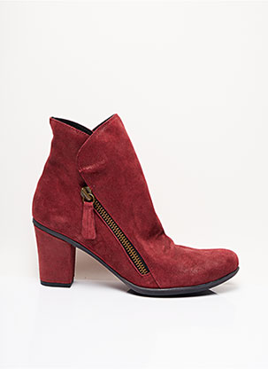 Bottines/Boots rouge LUNE & L'AUTRE pour femme
