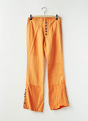 Pantalon 7/8 orange MARITHE & FRANCOIS GIRBAUD pour femme