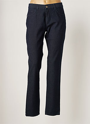 Pantalon slim bleu BRUNO SAINT HILAIRE pour femme