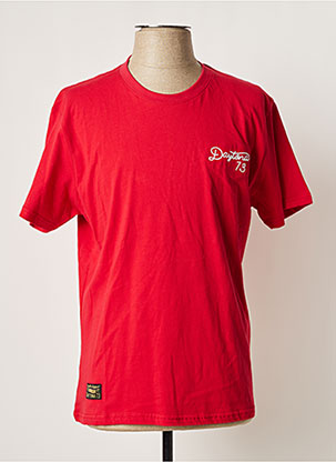 T-shirt rouge DAYTONA pour homme