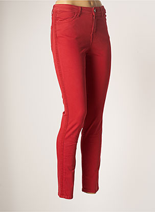 Pantalon slim rouge MAYJUNE pour femme
