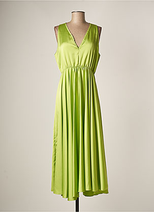 Robe longue vert TENSIONE IN pour femme