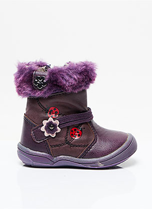 Bottines/Boots violet KOUKI pour fille
