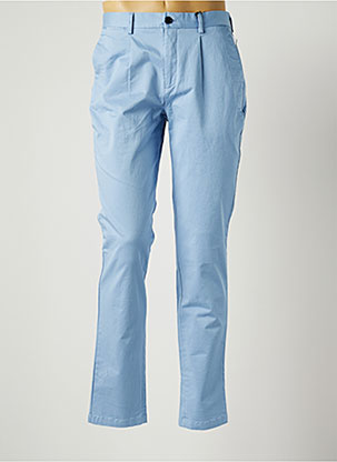 Lma Pantalons Chino Homme De Couleur Bleu 1804042-bleu00 - Modz
