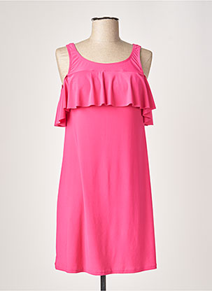 Robe de plage rose ANTIGEL pour femme