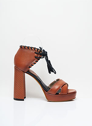 Sandales/Nu pieds marron SISLEY pour femme