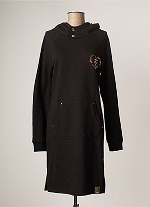 Robe mi-longue noir FRACOMINA pour femme