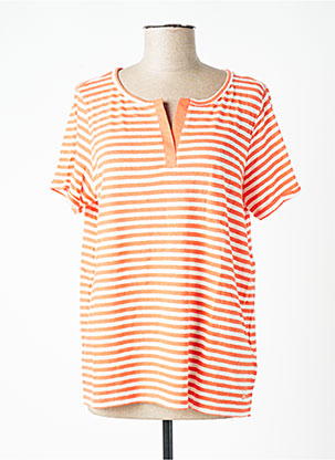 T-shirt orange CECIL pour femme