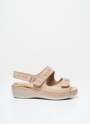 Sandales/Nu pieds beige SWEDI pour femme