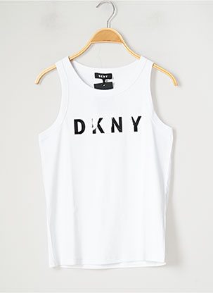 Débardeur blanc DKNY pour fille