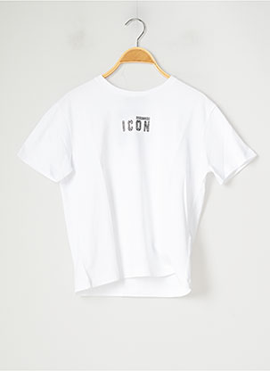 T-shirt blanc DSQUARED2 pour fille