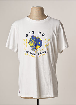 T-shirt blanc D73 pour homme
