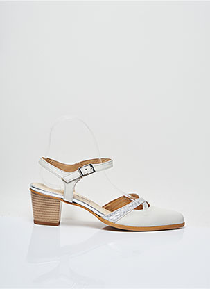 Sandales/Nu pieds beige POMARES VAZQUEZ pour femme
