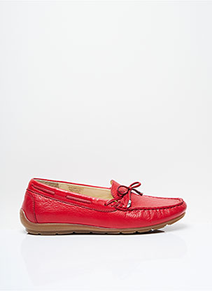 Chaussures bâteau rouge ARA pour femme