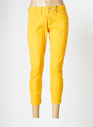 Jeans coupe slim jaune BLEND SHE pour femme
