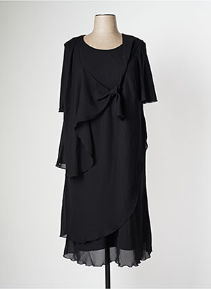Robe mi-longue noir JEAN DELFIN pour femme