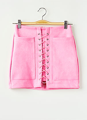 Mini-jupe rose MYSTERY JANE pour femme