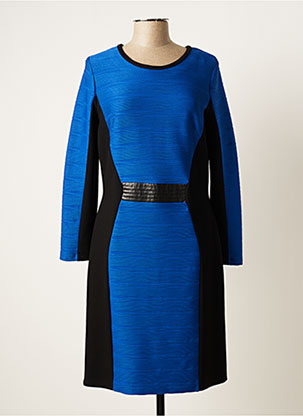 Robe mi-longue bleu FRANK WALDER pour femme