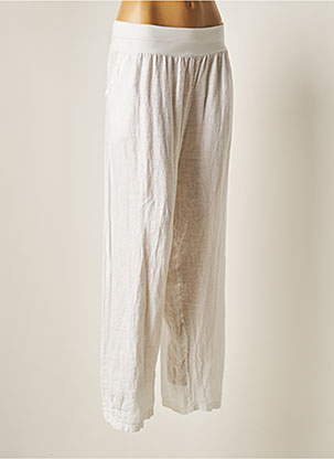 Pantalon large blanc QUATTRO pour femme