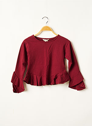 Sweat-shirt rouge MINI MIGNON pour fille