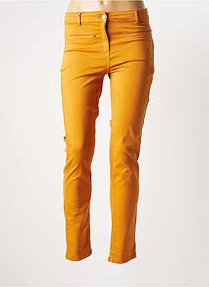 Pantalon slim orange JULIE GUERLANDE pour femme